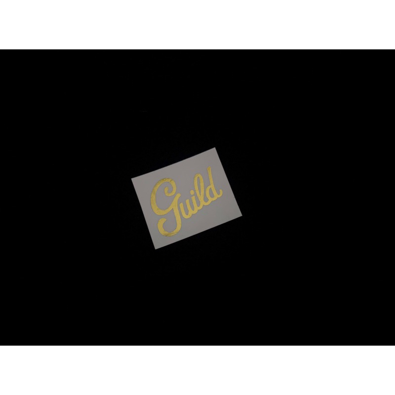 โลโก้หัวกีต้าร์ Guild DS Series [Gold Metallic]
