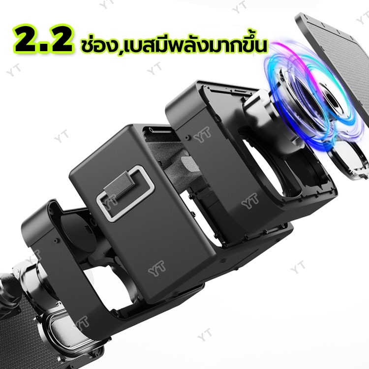 SODLK ลำโพงพร้อมไมค์ รุ่น:T90K Bluetooth Speaker ของแท้ 100% ลำโพงบลูทูธพกพา กันน้ำระดับ IPX6 รองรับTWS/USB/TF/AUX