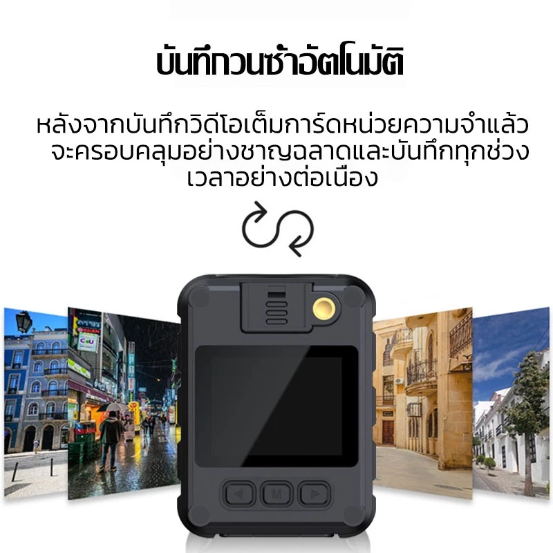 ACTION CAMERA กล้องติดมอไซค์ 4K HD กันน้ำ Wearable กล้องแอ็คชั่นแคม WIFI กล้องติดหมวก พร้อมหน้าจอ OLED Night Vision thumbnail 8