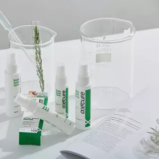 (EXP.2028) Oxe'Cure Body Acne Spray ขนาด 50 ml สเปรย์ลดสิวหลัง และสบู่ Oxe'Cure 30 กรัม สบู่ลดสิวที่หลัง ของแท้ 100%