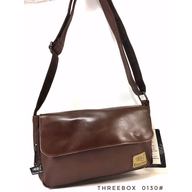 Threebox #3571 สะพายข้าง ขนาด10” รุ่นขายดี มีช่องใหญ่ใส่ของได้เยอะ และ มีช่องซิปย่อยๆ แยกใส่ของได้หลากหลาย ขนาดสะดวกพกพา