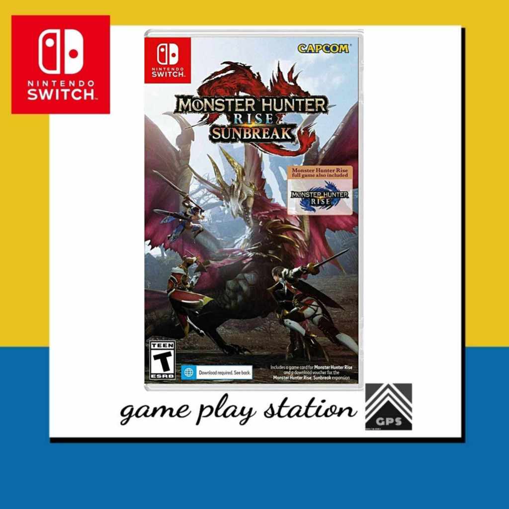 nintendo switch monster hunter rise sunbreak ( english )