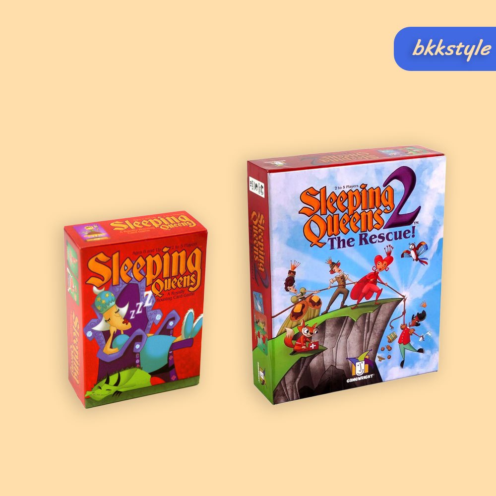 การ์ดเกม Sleeping Queens ปลุกเหล่าราชินีด้วยไพ่ วางแผนชิงแต้ม ผสมดวงและไหวพริบ 📌 พร้อมส่ง