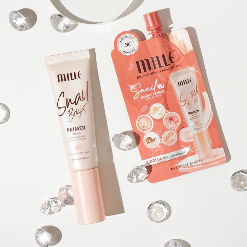 มิลเล่ ไบร์ทเทนนิ่ง ออร่า คอลลาเจน ไพร์เมอร์ SPF30 PA++30g. / 6 g. (แบบซอง)