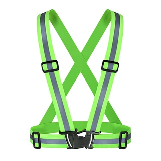 Reflective Vest เสื้อสะท้อนแสงกลางคืน เสื้อกั๊กสะท้อนแสงแบบสายรัดปรับยืดหยุ่นสาย Reflective Belts