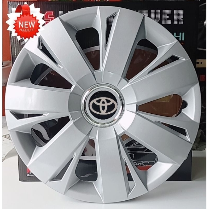 ฝาครอบล้อกระทะ TOYOTA REVO / TOYOTA ZEDTION / ISUZU ขอบ 15 นิ้ว สีบรอนด์ ลดราคา