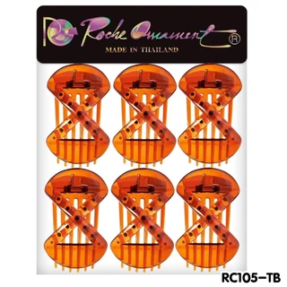 หนีบRC105 6ชิ้น (1แพ็คมี 6ชิ้น) กิ๊บหนีบผม หนีบผมอาบน้ำ เครื่องประดับผม กิ๊บติดผม หวีแปรง ยางรัดผม