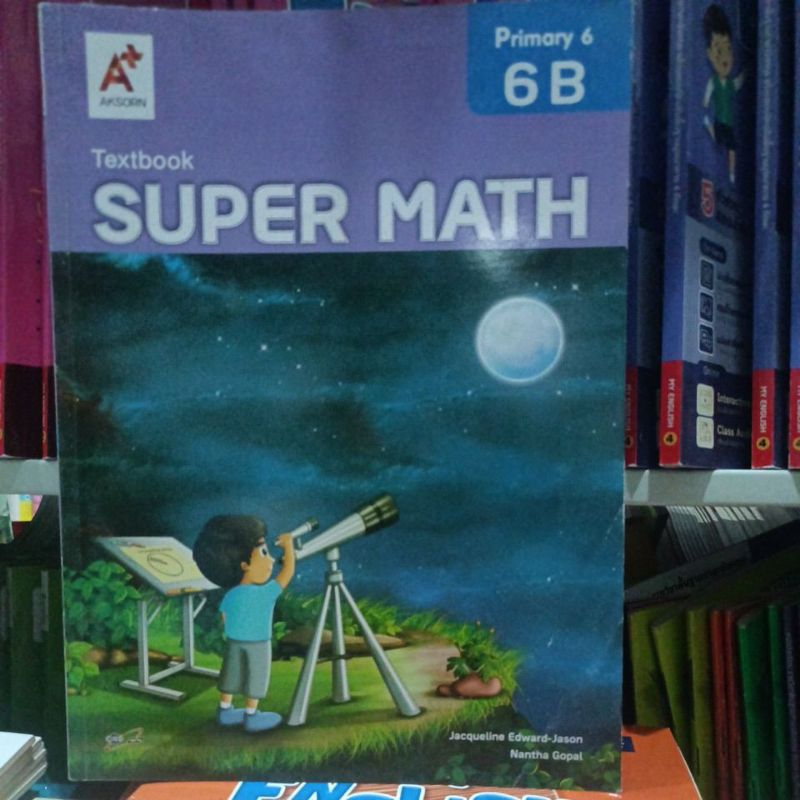 Taxtbook SUPER MATH Primary 6B