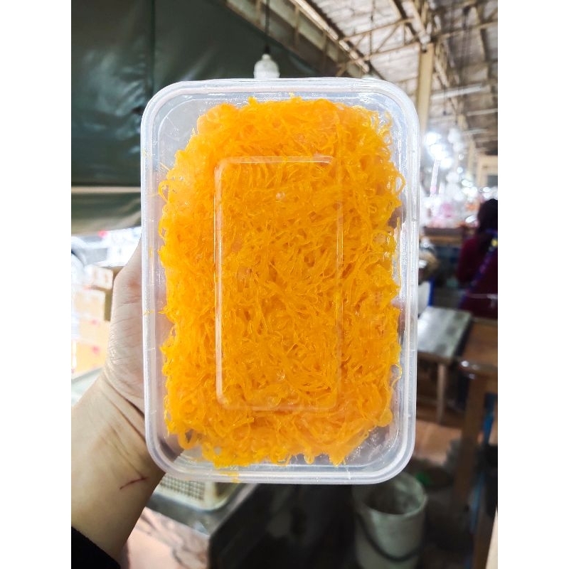 ฝอยทองสด1กล่องหนัก250กรัมราคาเพีย89บาทพร้อมส่ง
