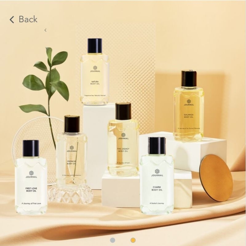 Journal Body Oil บอดี้ออย แบ่งขาย 10ml