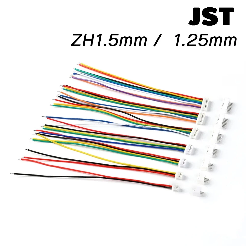 JST ZH1.5 XH1.25 ระยะขา 1.5 มม สายเชื่อมต่อหัวตัวผู้ ตัวเมีย 2/3/4/5/6/7/8/9/10/12 male female socket Connector Wire