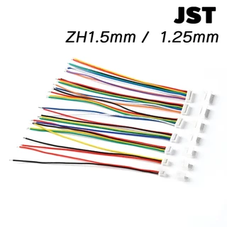 JST ZH1.5 XH1.25 ระยะขา 1.5 มม สายเชื่อมต่อหัวตัวผู้ ตัวเมีย 2/3/4/5/6/7/8/9/10/12 male female socket Connector Wire