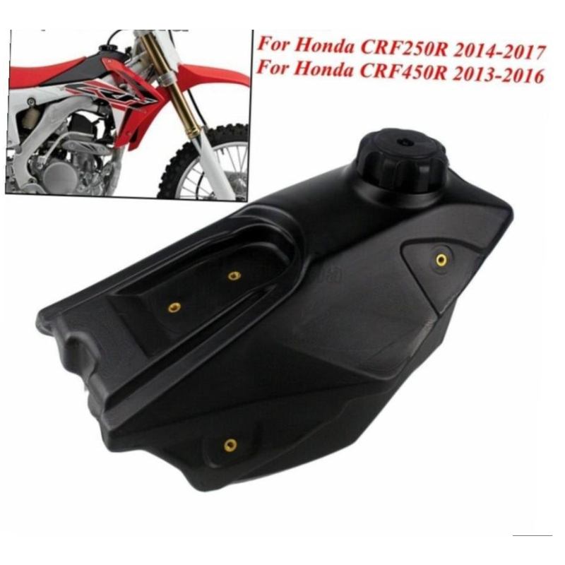 ถังน้ำมัน CRF CRF250 CRF450 ถังเชื้อเพลิงสำหรับ Honda CRF250R 2014-2017 CRF450R 2013-2016 CRF รถวิบา