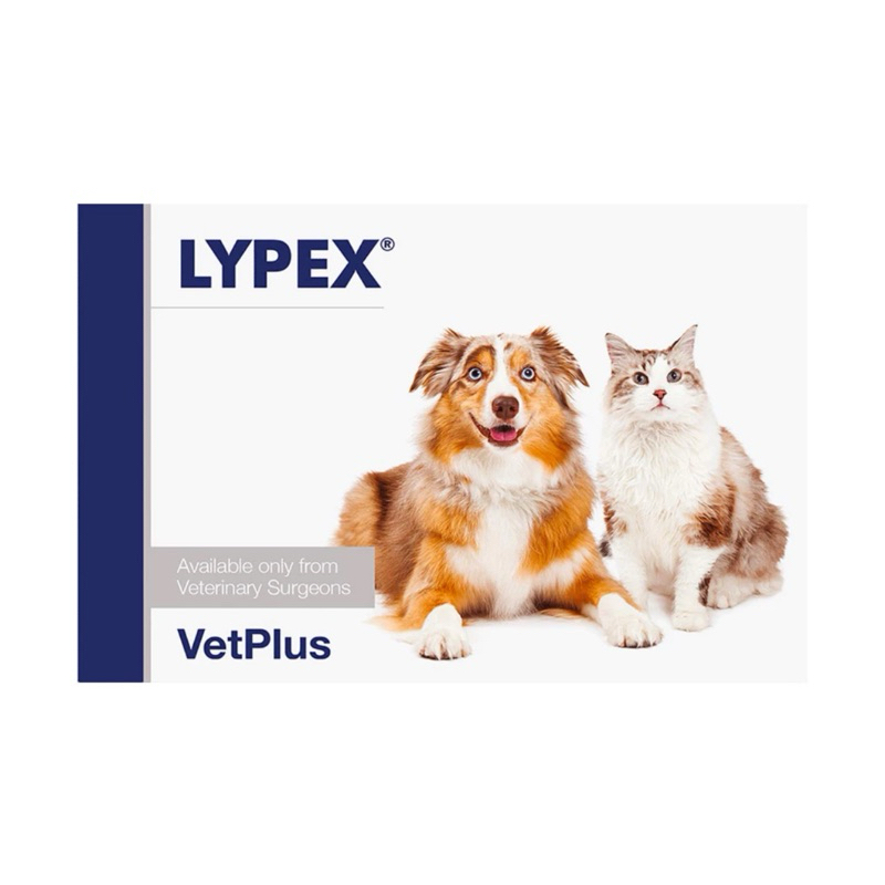 ((แพคเกจฝหม่)) Lypex จำนวน 60 เม็ด Exp.09/2024  เอนไซม์ช่วยย่อยอาหารสำหรับสุนัข-แมว ตับอ่อนอักเสบ EPI