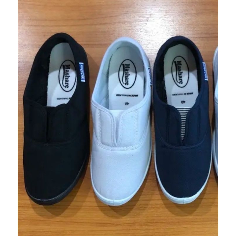 🔥Hot item🔥 ส่งไว!!! ราคาถูกที่สุด!!! ของแท้ 💯%!!! Mashare รุ่น M101 รองเท้าผ้าใบทรงบัดดี้ไซส์ 36-43