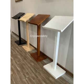 สแตนวางเมนู MENUSTAND WOOD เมนูสแตนไม้ ขาตั้งเมนู แท่นวางเมนูอาหาร ไม้ยางพารา งานคุณภาพดี ประกอบได้ วางเมนู A4 ได้2แผ่น