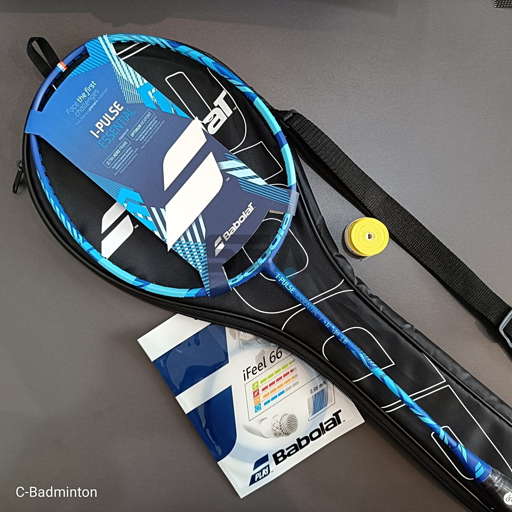 BABOLAT ไม้แบดมินตัน รุ่น I-PULSE ESSENTIAL 4U/84g/Head Light/Shaft Flexible/27lbs **Free String+Gri