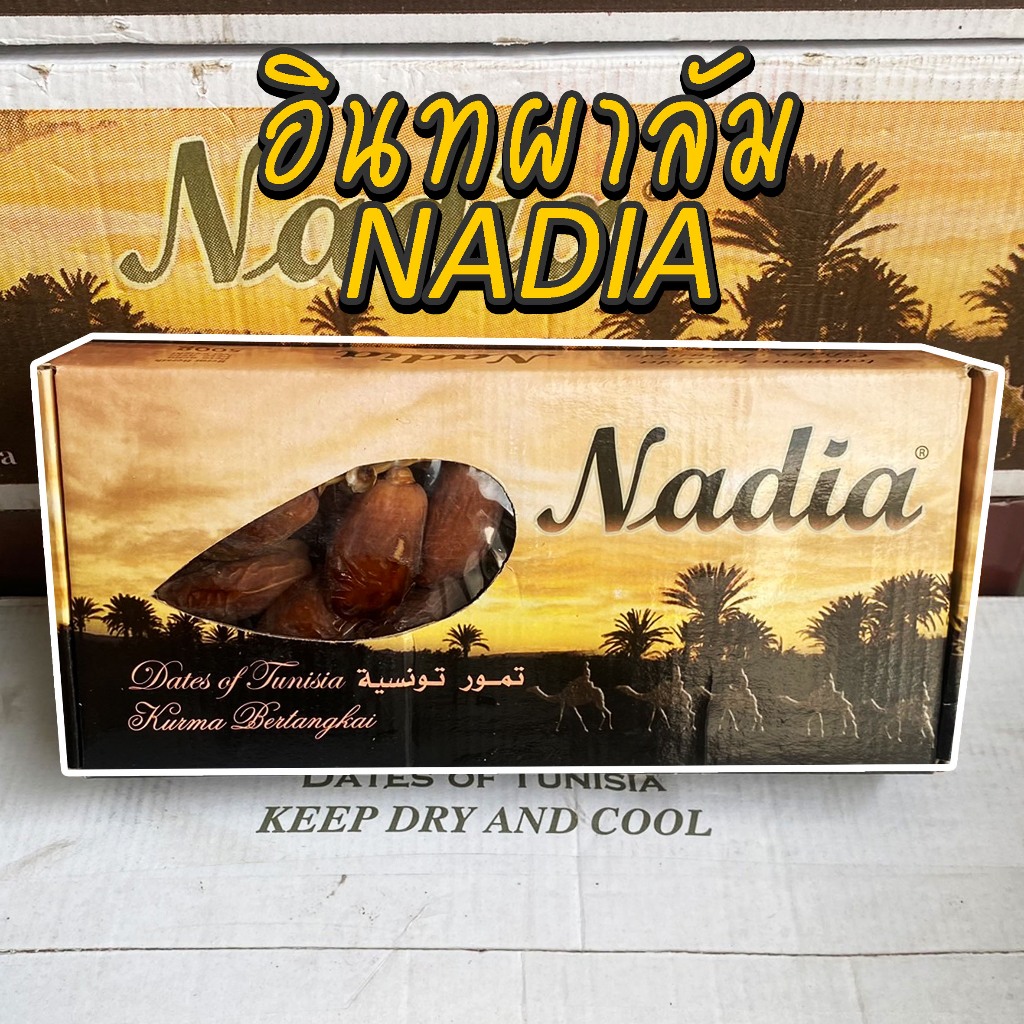 อินทผาลัมอบแห้ง อินทผาลัม Nadia กล่อง 500 กรัม ของใหม่