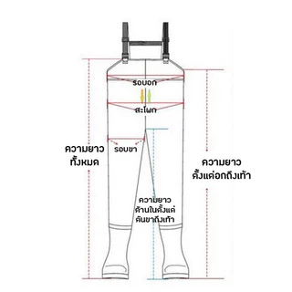 Fitness ชุดเอี๊ยมกันน้ำ สำหรับทำสวนทำนา เอี๊ยมกันน้ำพร้อมรองเท้าบู๊ท