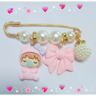 เข็มกลัดคนท้อง ลายใหม่ปี66 พร้อมส่ง แฝดน้อย