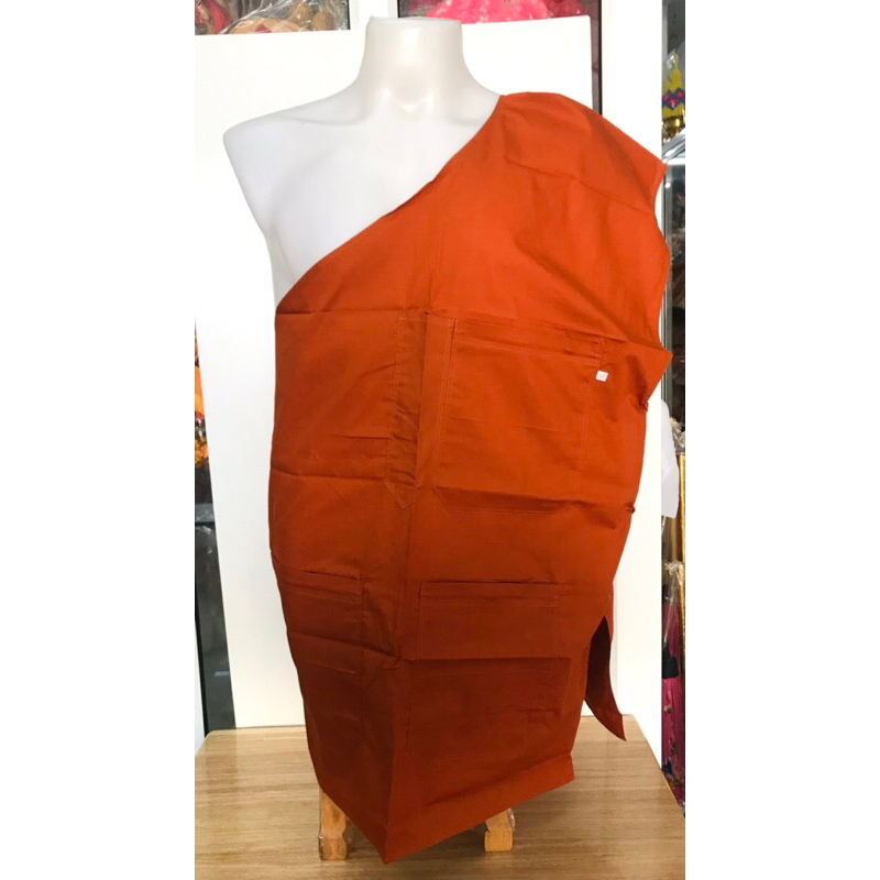 อังสะ (ขนาด 3XL, 4XL, 5XL, 6XL) อังสะผ้าซัลฟอไรด์ 3 กระเป๋า (+1 กระเป๋าใส่ปากกา) ราคาต่อชิ้น