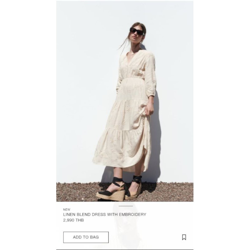 Zara dress ไปคาเฟ่ ไปงานแต่งริมทะเล