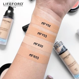 (แถบฟ้า) Lifeford Paris Moisturizing Foundation รองพื้นที่ช่วยปกปิดพร้อมการบำรุงอย่างครบวงจร 30 ml.