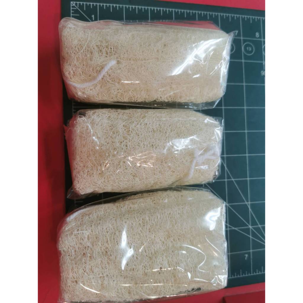 ใยบวบธรรมชาติ 100% Natural  ใยบวบขัดผิว  ขัดผิวกระจ่างใส่ ใยบวบก้อนยาว5 นิ้ว