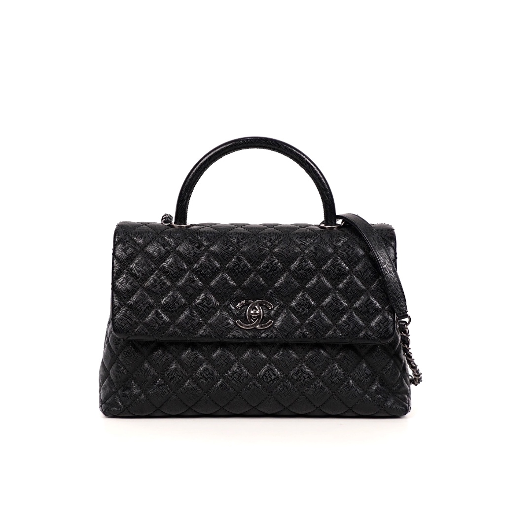 กระเป๋า Chanel  COCO Caviar RHW Top handle