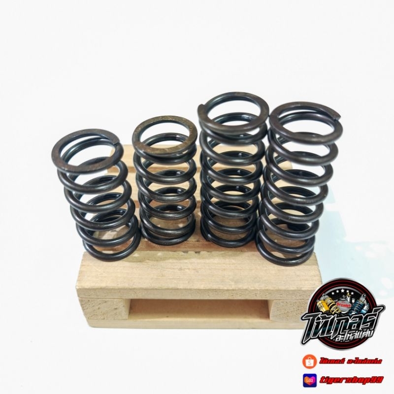 สปริงโหลดโช๊คหน้า Forza300-350 / X-max300 สปริงเกรดคุณภาพ เนื้อลวดหนาพิเศษ ทนแรงกระแทกสูง
