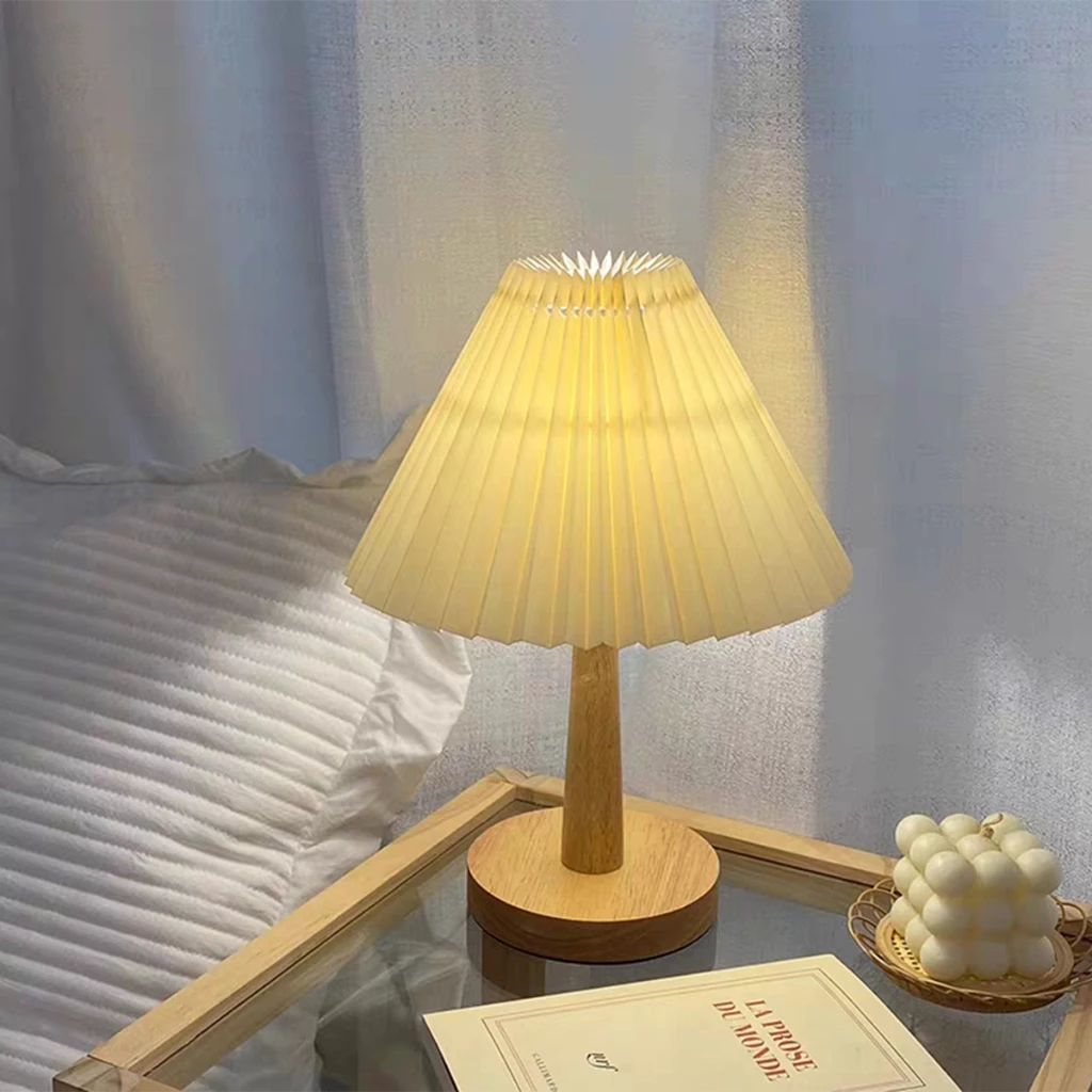 โคมไฟตั้งโต๊ะ led โคมไฟหัวเตียง แสงอบอุ่นLED สำหรับห้องนอน ทรงกระบอก/ร่ม/สี่เหลี่ยม สไตล์มินิมอล thumbnail 4