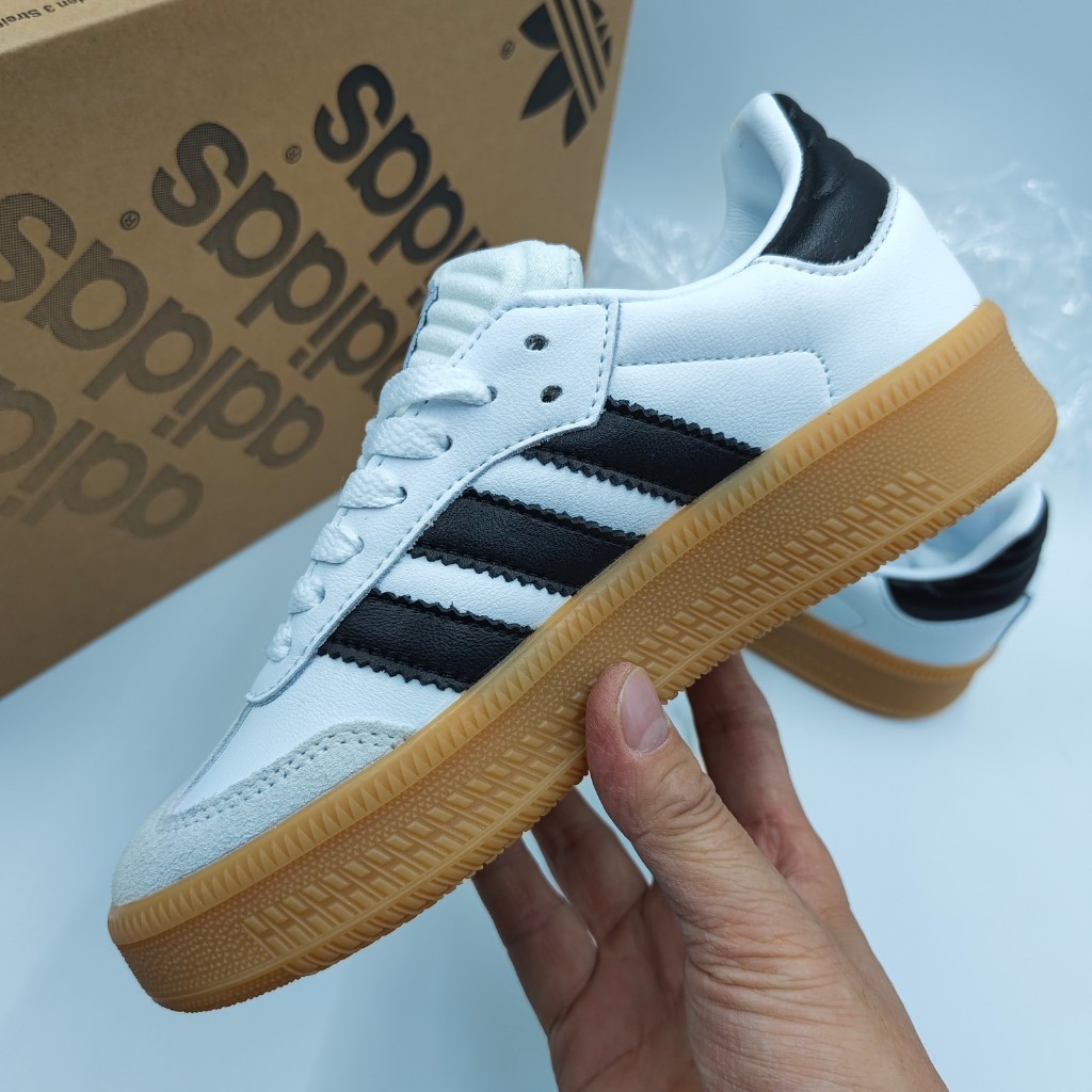 (ของแท้ 100%) adidas originals Samba XLG รองเท้าผ้าใบลำลองและสบายสำหรับผู้ชายและผู้หญิง