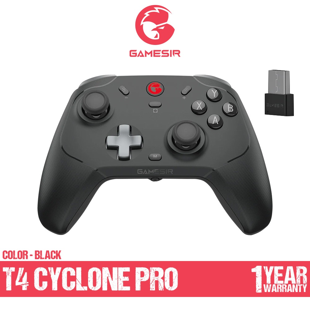 GameSir T4 Cyclone Pro Multiplatform Wireless Gamepad with Hall Effect Sticks and Triggers จอยเกม