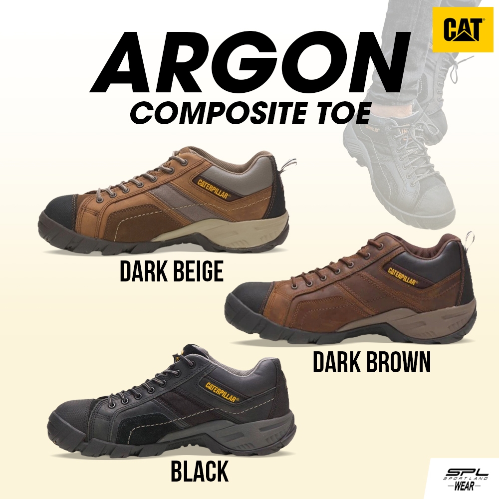 CAT Caterpillar Collection รองเท้าเซฟตี้ รองเท้าสำหรับผู้ชาย M Argon Composite Toe P712528 / P89957 / P712529
