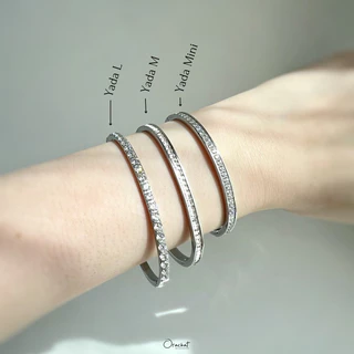 Orachat | Yada 14k bangle. (กำไลตัวเรือนสแตนเลส)