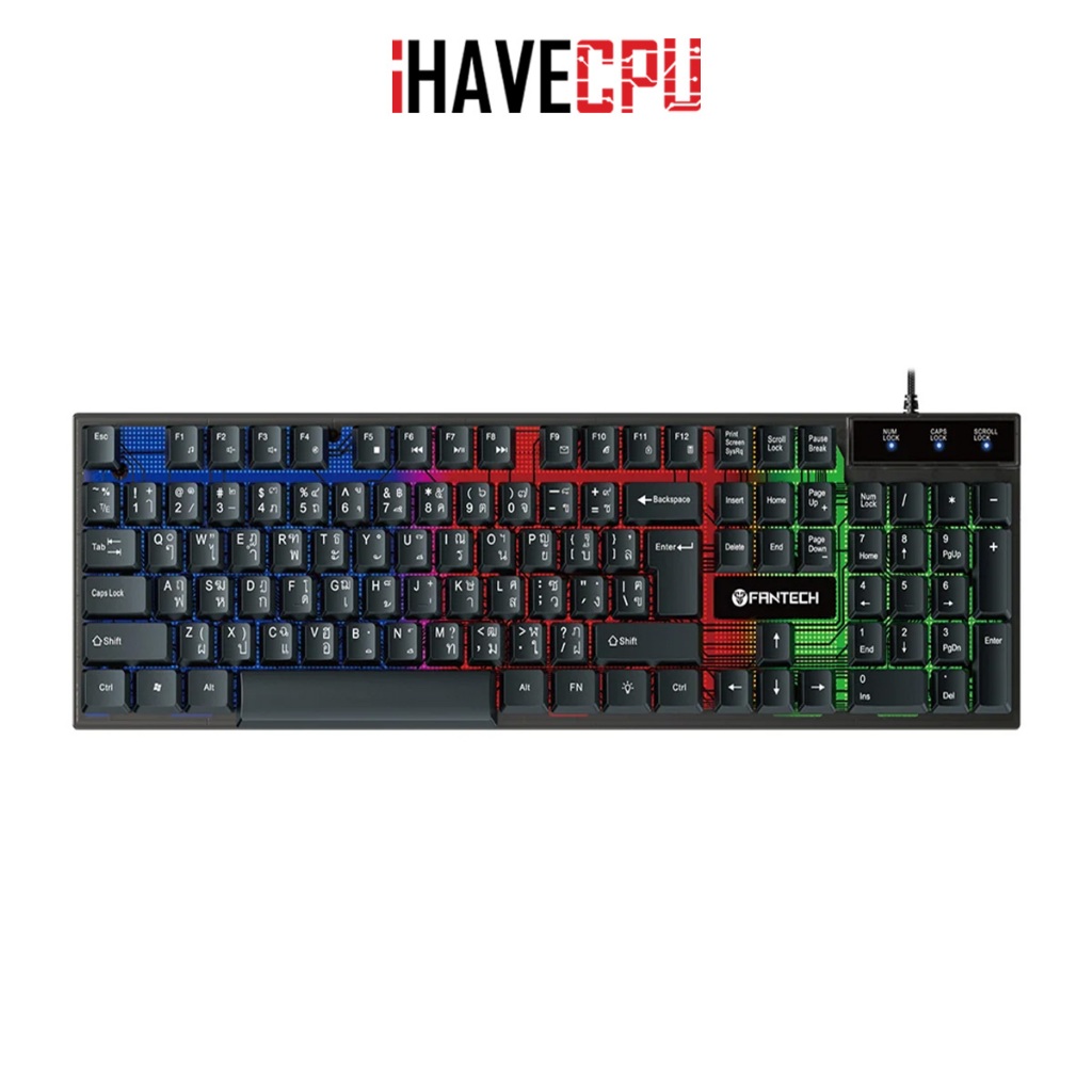 คีย์บอร์ด (keyboard) iHAVECPU FANTECH K514 (EN/TH)