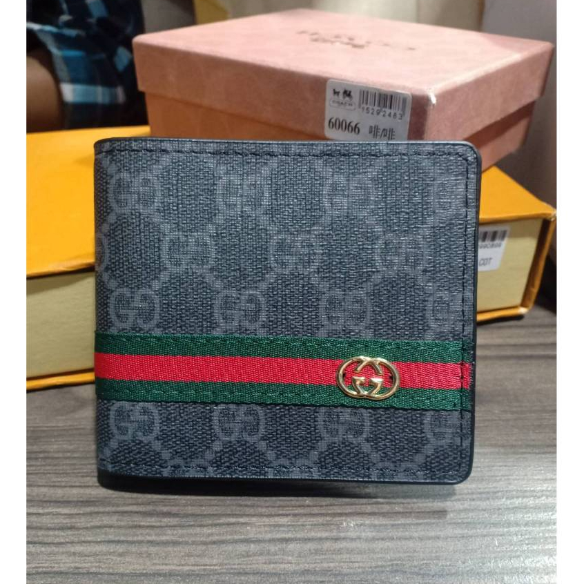 กระเป๋าตังค์ผู้ชาย กุชี งานเกรด A สินค้าพร้อมส่งพร้อมกล่อง