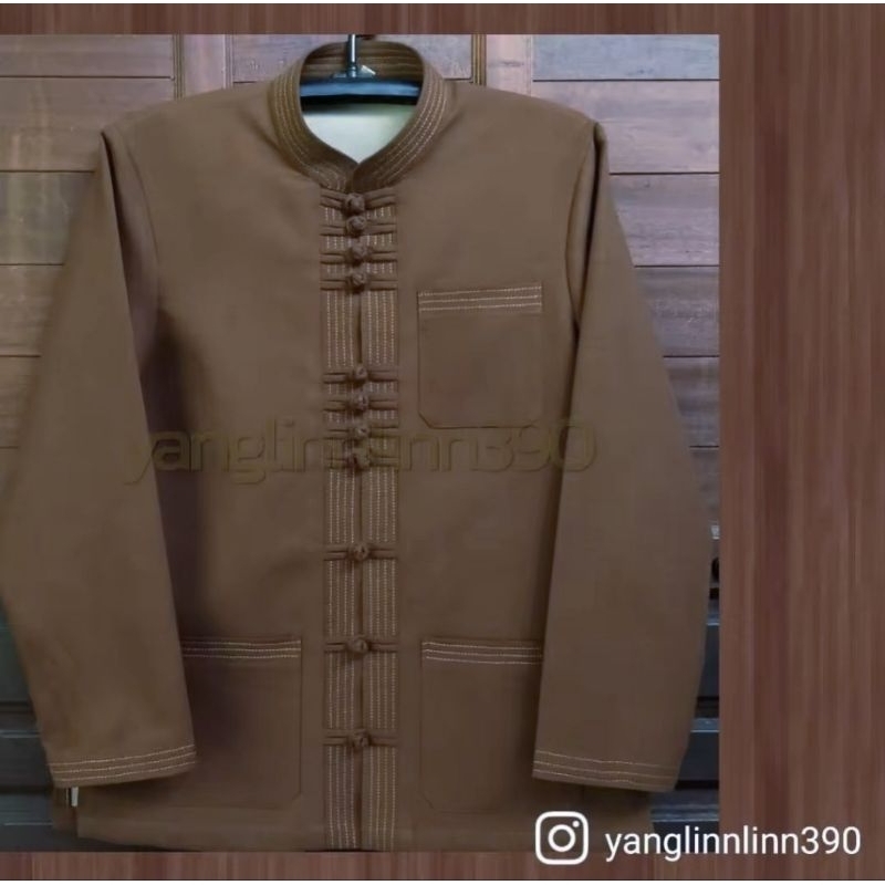 🌾เสื้อผ้าฝ้ายคอจีนแต่งกระดุมจีนแบบล้านนาประยุกต์🌾