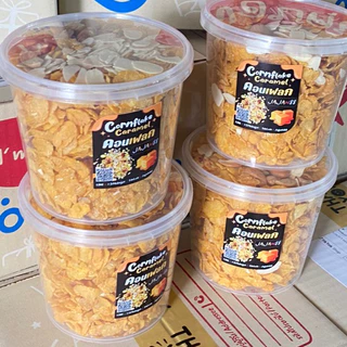 คอนเฟลกJaJah88 มีโปรหลายโปร 2 กระปุก 4 กระุปก | 1ถุง 200 g คอนเฟลกคาราเมล เนยแท้ 4 ธัญพืช