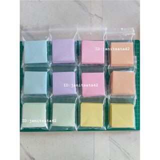 กระดาษพับนกสีพาสเทลขนาดมาตรฐาน5×5 cm.