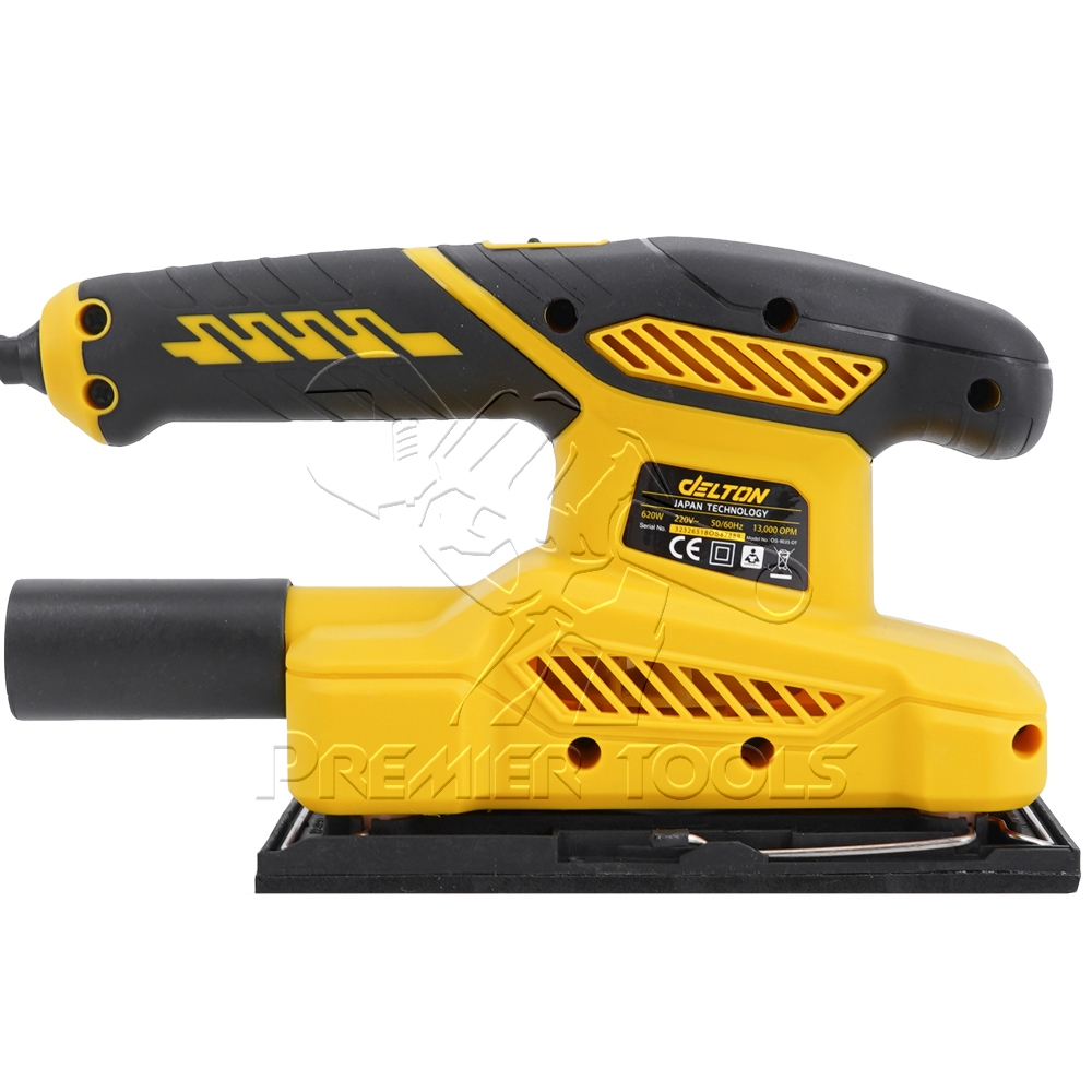 DELTON เครื่องขัดกระดาษทราย (ขัดสั่น) 620W 4 นิ้ว รุ่น OS-9035-DT แถมฟรี! กระดาษทราย 1 แผ่น - รูปที่ 5