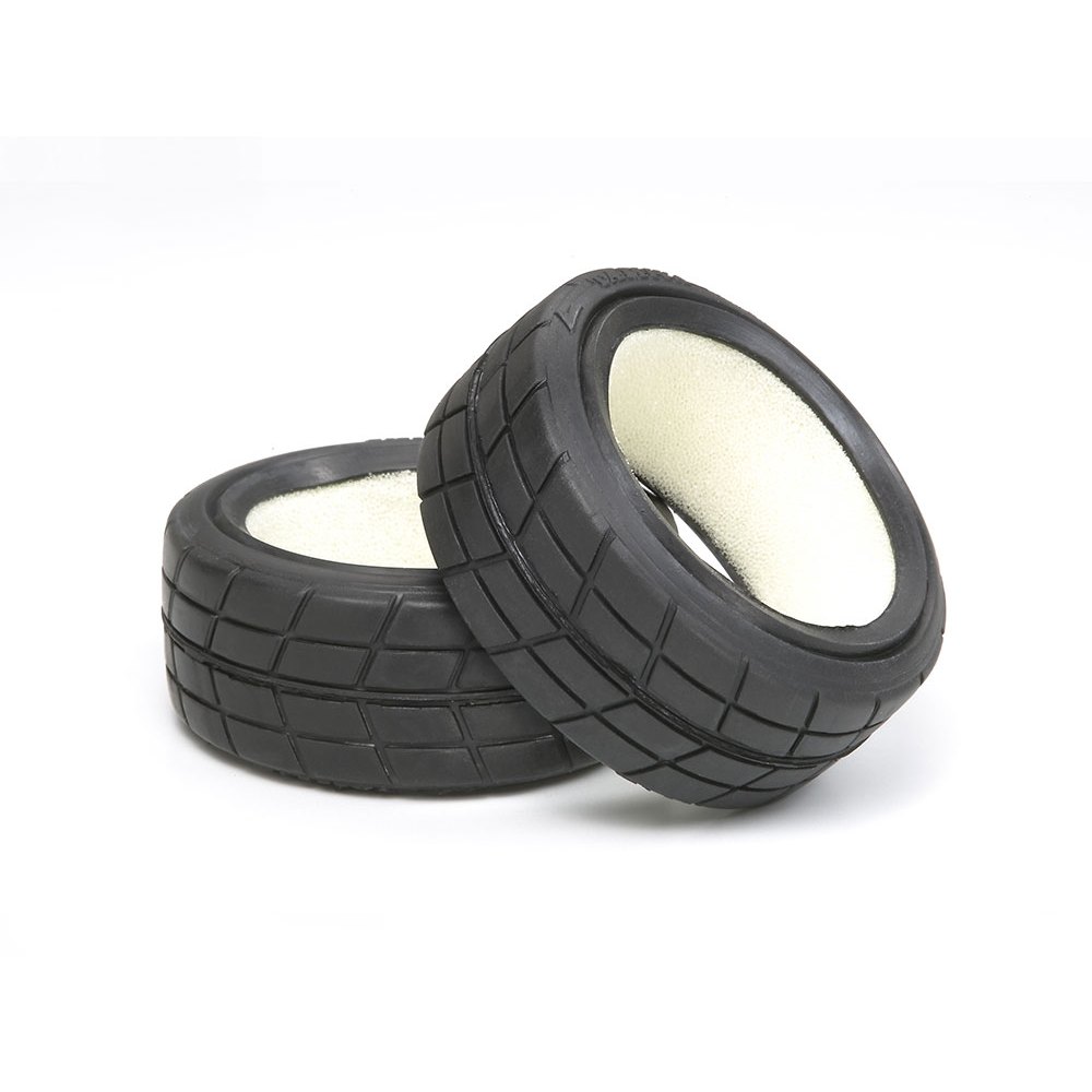 TAMIYA 51023 MEDIUM-NARROW RACING RADIAL TIRES (2ชิ้น) 24mm