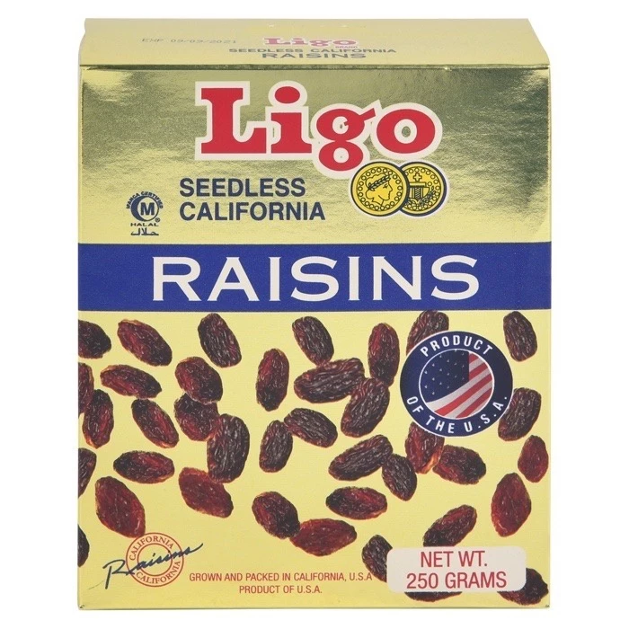 ลูกเกด Ligo Raisins Seedless ลูกเกดอบแห้ง