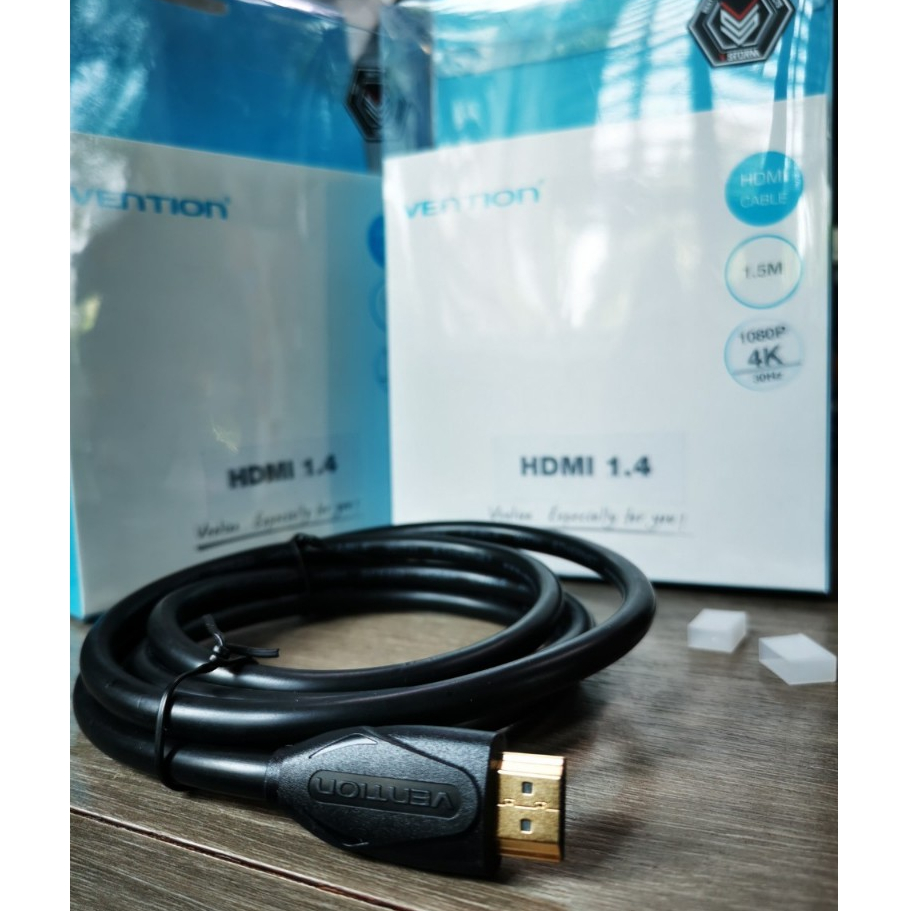 Cable HDMI (V.1.4) ยาว 1.5 เมตร สายส่งสัญญาณ HDMI (M/M) VENTION VAA-B04-B150