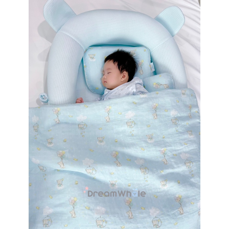 DreamWhale หมอนข้างดันหลัง จัดท่า แถมปลอกใยไผ่ นุ่มพิเศษไม่บาดผิว ซักได้กันไรฝุ่น หมอนข้างเด็ก รูปที่ 7