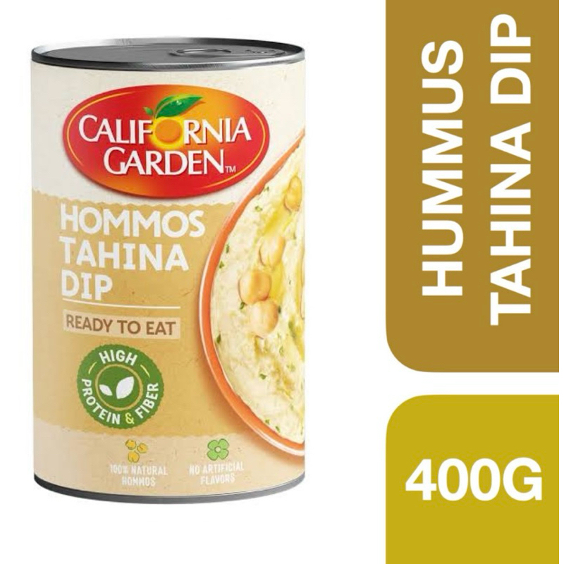 California Garden Hommos Tahina Dip 400g ++ แคลิฟอร์เนีย การ์เด้น ฮัมมูสทาฮีน่าดิพ 400g