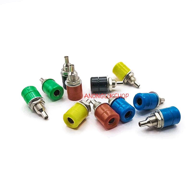 5ตัว 👉👉 Banana Jack 4MM.  บานานาแจ็ค ปลั้กกล้วย 4มิล แจ็คตัวเมีย