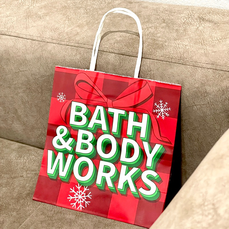 Bath and Body Works ถุงกระดาษ ถุงแบรนด์BBW คอลเลคชั่นปีใหม่