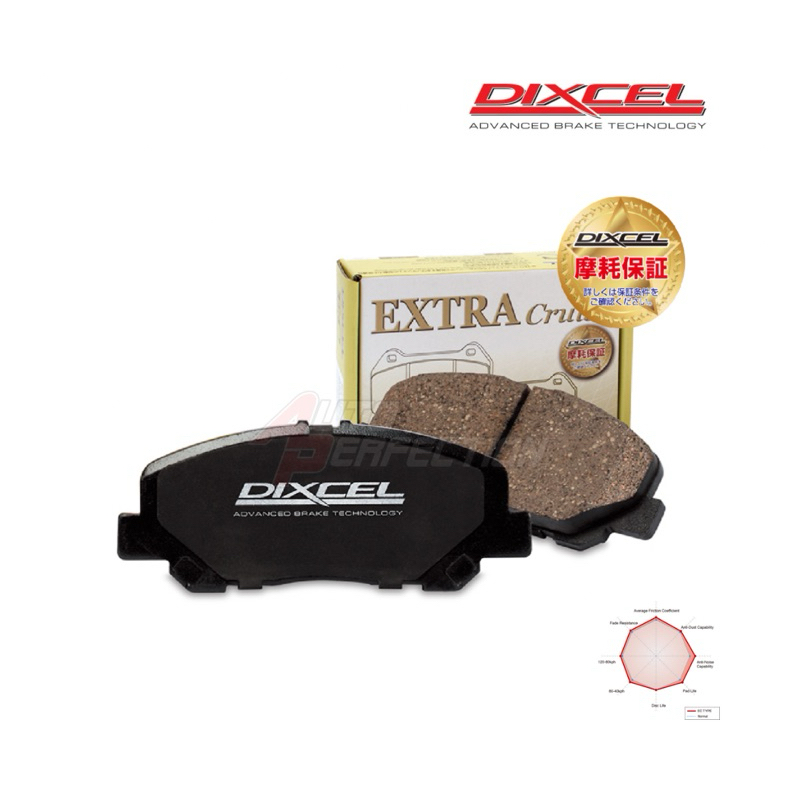 [ผ้าเบรค] Dixcel Extra Cruise EC Type สำหรับรถญี่ปุ่น Made in Japan