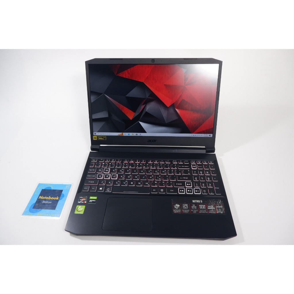 Acer Nitro 5 Ryzen5-5600H Ram8 GTX-1650 SSD512 จอ15.6 144Hz คีย์บอร์ดRGB เครื่องมีประกันศูนย์ เพียง 